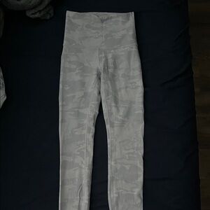 lululemon athletica Gray Camo Leggings